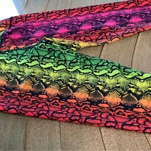 Zumba Fitness Multicolor Snake Print Leggings